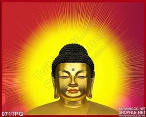 Tranh phật Tổ bằng vàng