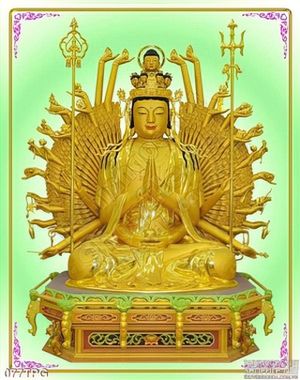 Tranh Phật nghìn tay