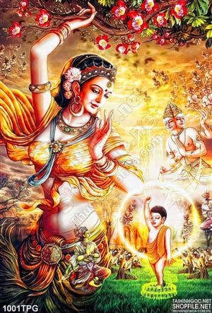 Tranh lễ Phật Đản