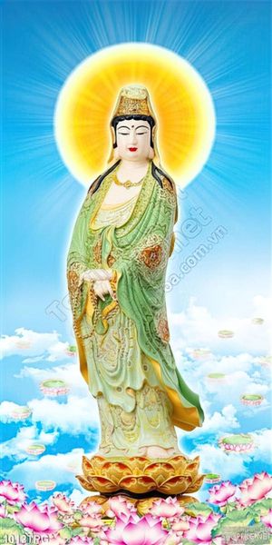 Tranh Bồ Tát Ttreo tường đẹp