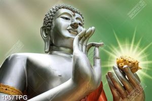 Tranh tượng Phật bằng bạc chất lượng cao
