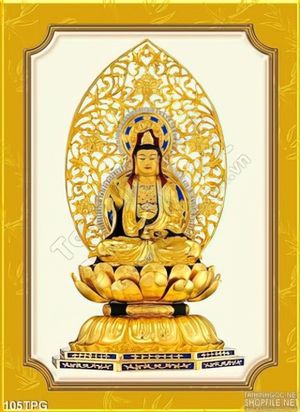 Tranh phật Quan Âm treo tường