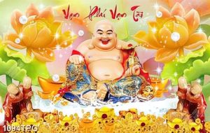 Tranh Phật Di Lặc chất lượng cao