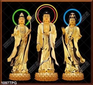 Tranh Tượng Phật mạ đồng chất lượng cao