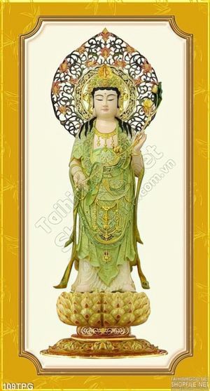 Tranh phật Quan Âm treo tường