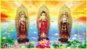 Tranh 3 tượng Phật