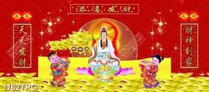 Tranh Phật Bồ Tát trang trí Tết