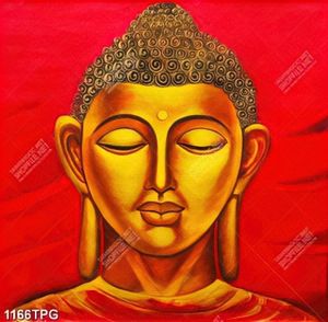 Tranh sơn dầu điêu khắc Phật