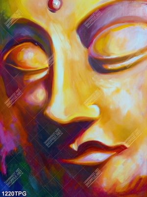 Tranh sơn dầu Phật A Di Đà