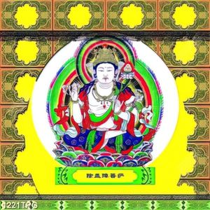 Tranh dán tượng Phật chất lượng cao