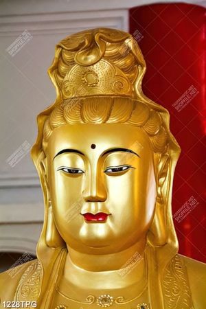 Tranh Tượng Bồ Tát bằng vàng