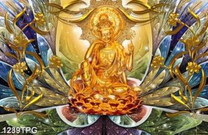 Tranh Phật Quan Âm tượng vàng chất lượng cao