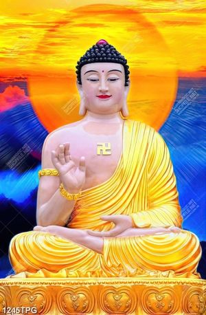 Tranh Phật A Di Đà siêu nét