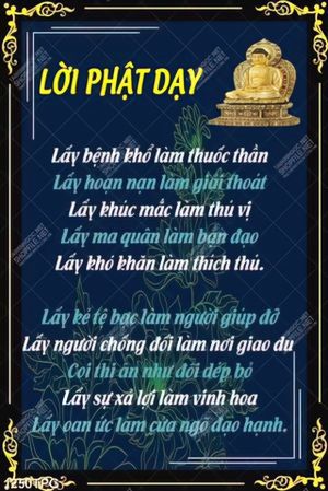Tranh lời kinh Phật