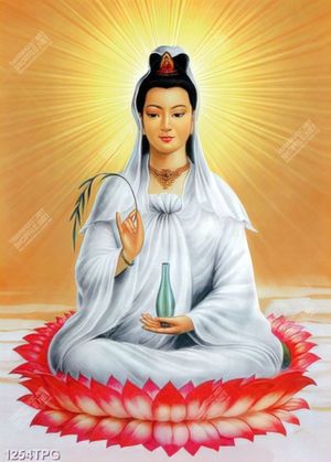 Tranh Quan Thế Âm Bồ Tát