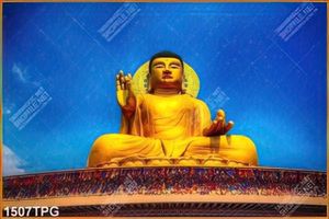Tranh Phật Tổ Như Lai chất lượng cao in kính đẹp