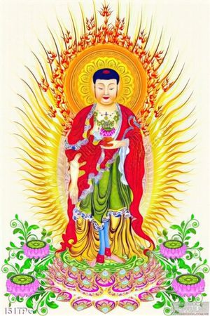 Tranh phật giáo in lịch đẹp