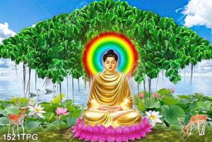 Tranh Phật Thích Ca mạ vàng đẹp chất lượng
