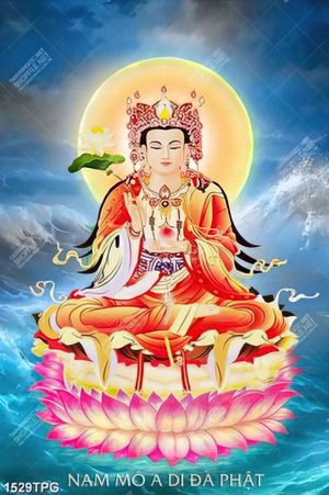 Tranh Nam Mô A Di Đà Phật