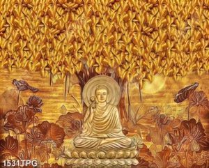 Tranh trúc chỉ Phật Thích Ca