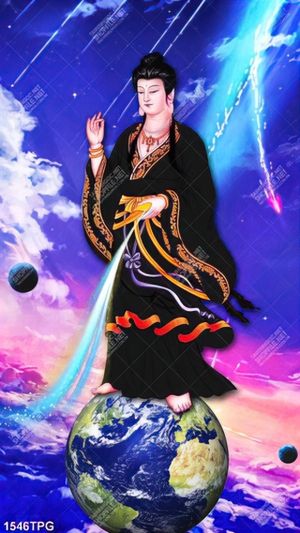 Tranh Phật Bà Quan Âm đẹp