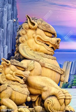 Tranh kỳ lân trang trí đẹp