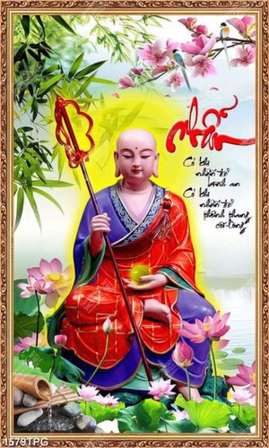 Tranh Địa Tạng Vương Bồ Tát