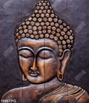 Tranh điêu khắc Đức Phật in nét