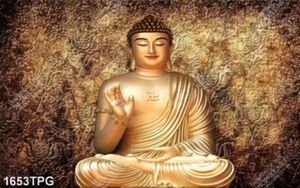 Tranh Phật A Di Đà mạ vàng kích cỡ lớn