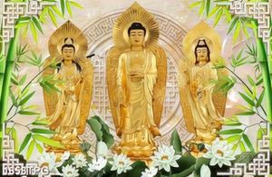 Tranh tượng mạ vàng nền trúc đẹp