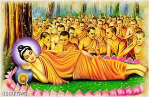 Tranh Phật niết bàn chất lượng cao