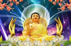 Tranh Phật Như Lai đẹp độc đáo