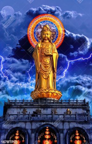 Tranh tượng Phật Bà Quan Âm đẹp nét