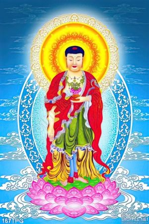 Tranh phật giáo in lịch đẹp