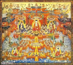 Tranh Liên Trì Hải Hội chất lượng cao