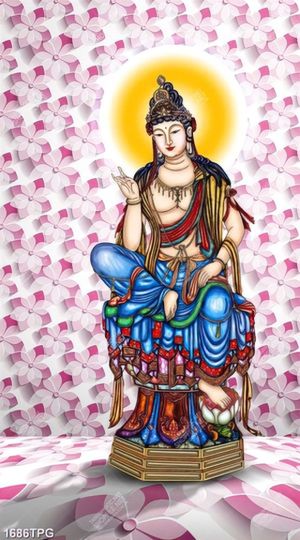 Tranh in kính Bồ Tát