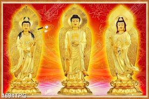 Tranh tượng Tam Thánh chất lượng cao
