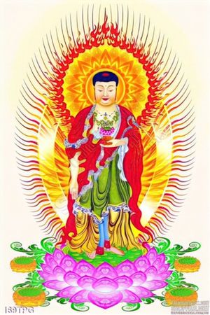 Tranh phật giáo in lịch đẹp