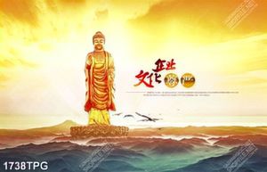 Tranh Phật trên núi đẹp