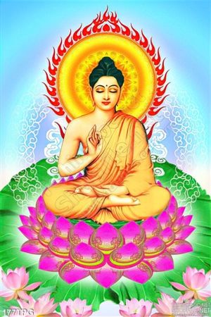Tranh phật Tổ in lịch