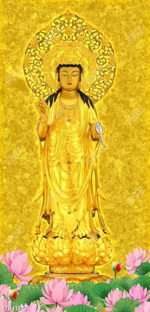 Tranh Phật tượng mạ vàng đẹp chất lượng cao