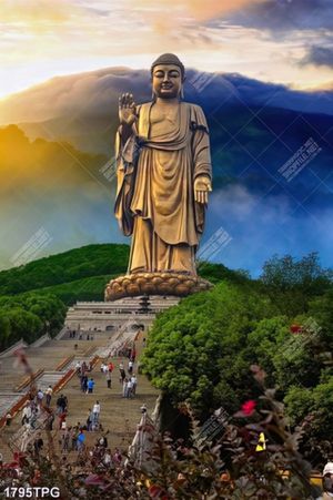 Tranh tượng Phật A Di Đà bằng đồng chất lượng cao