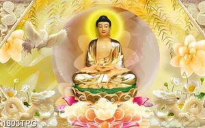 Tranh Phật nền giả ngọc chất lượng cao