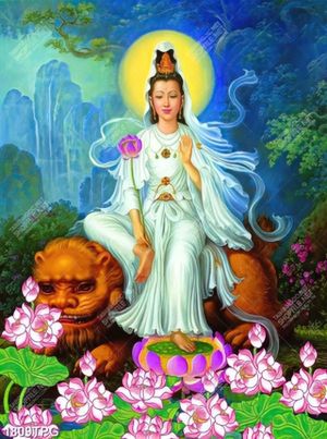 Tranh Bồ Tát đẹp chất lượng lớn