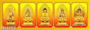 Tranh 5 Bồ Tát chất lượng cao