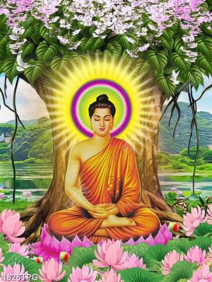 Tranh Phật Thích Ca đẹp