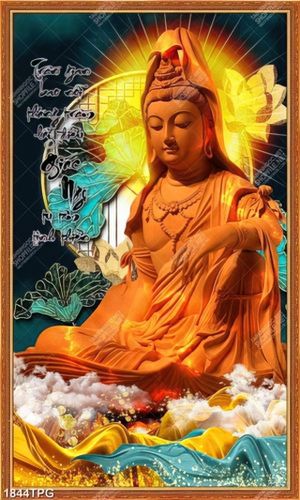 Tranh tượng điêu khắc gỗ Quan Âm Bồ Tát
