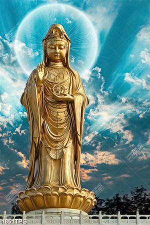 Tranh tượng Quan Âm Bồ Tát đẹp