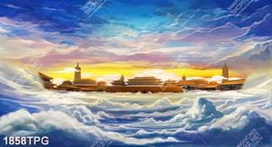 Tranh chùa Tây Phương đẹp