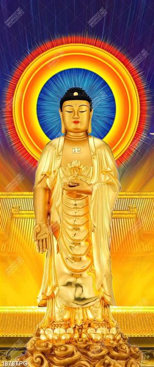 Tranh tượng Phật mạ vàng đẹp
